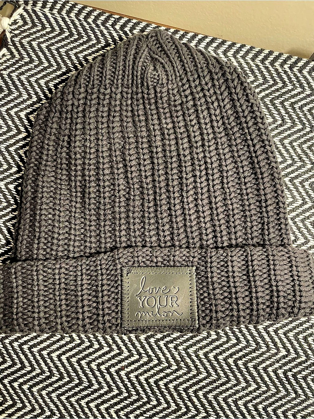 Love Your Melon Classics Cuffed Beanie Black